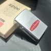 Bật Lửa Zippo Cổ Đồng Khối Mạ Chrome Phay Xước Chủ Đề Ăn Mòn Phủ Sơn Hiếm Gặp Năm 1980 Đời 1 Vạch Sắc ZC368