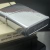 Bật Lửa Zippo Cổ Đồng Khối Mạ Chrome Bóng Sọc Dưa Huyền Thoại Hiếm Gặp, Đời 1 Vạch Thẳng Năm 1973 ZC371