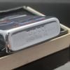Bật Lửa Zippo Cổ Đồng Khối Mạ Chrome Bóng Chủ Đề Ăn Mòn Phủ Sơn Tầu Chiến Hiếm Gặp Năm 1982 Đời 8 Vạch Huyền ZC372