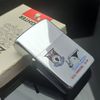 Bật Lửa Zippo Cổ Đồng Khối Mạ Chrome Bóng Chủ Đề Ăn Mòn Phủ Sơn Tầu Chiến Hiếm Gặp Năm 1982 Đời 8 Vạch Huyền ZC372