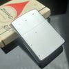 Bật Lửa Zippo Cổ Đồng Khối Mạ Chrome Phay Xước Chủ Đề Ăn Mòn Phủ Sơn Hiếm Gặp Năm 1967 Đời 7 Vạch Thẳng ZC374