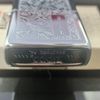 Bật Lửa Zippo Cổ Đồng Khối Mạ Chrome Venetian Hoa Văn Cổ Điển Năm 1982 Đời 8 Vạch Huyền ZC375