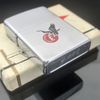 Bật Lửa Zippo Cổ Đồng Khối Mạ Chrome Phay Xước Chủ Đề Ăn Mòn Phủ Sơn Hiếm Gặp Năm 1970 Đời 4 Vạch Thẳng ZC376