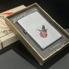 Bật Lửa Zippo Cổ Đồng Khối Mạ Chrome Phay Xước Chủ Đề Ăn Mòn Phủ Sơn Hiếm Gặp Năm 1970 Đời 4 Vạch Thẳng ZC376