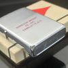 Bật Lửa Zippo Cổ Đồng Khối Mạ Chrome Phay Xước Chủ Đề Ăn Mòn Phủ Sơn Hiếm Gặp Năm 1970 Đời 4 Vạch Thẳng ZC380