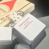 Bật Lửa Zippo Cổ Đồng Khối Mạ Chrome Phay Xước Chủ Đề Ăn Mòn Phủ Sơn Hiếm Gặp Năm 1970 Đời 4 Vạch Thẳng ZC380