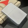 Bật Lửa Zippo Cổ Đồng Khối Mạ Chrome Phay Xước Chủ Đề Ăn Mòn Phủ Sơn Hiếm Gặp Năm 1970 Đời 4 Vạch Thẳng ZC380