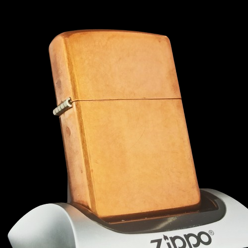 Bật Lửa Zippo Solid Copper Đồng Đỏ Bản Marlboro Dòng Hiếm Gặp, Giá Trị Sưu Tầm Cao Năm 2003 ZQH158