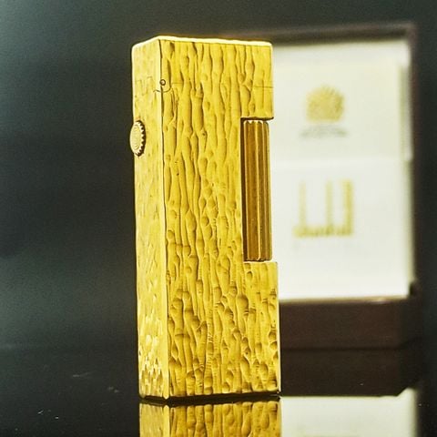 Bật Lửa Dunhill Bọc Vàng Vân Gõ Búa DH130