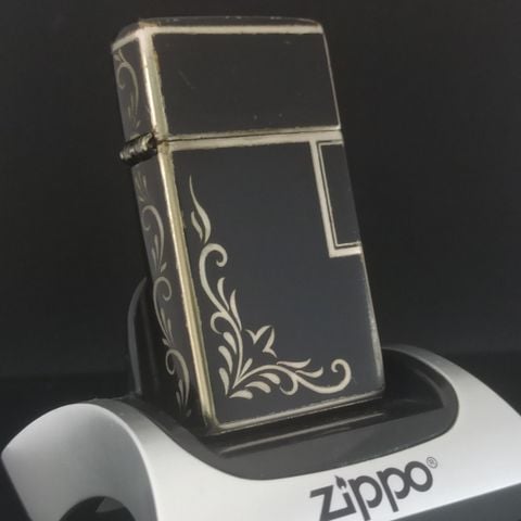 Zippo Slim Amor Vỏ Dày Cực Hiếm Gặp Giá Thanh Lý Đã Qua Sử Dụng SX  2010 C10