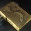 Zippo Khắc Bản Đồ Việt Nam Giá Thanh Lý Đã Qua Sử Dụng SX Năm 2017 C18