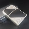 Zippo Mạ Bạc Hoa Văn Sơn Đen Giá Thanh Lý Đã Qua Sử Dụng SX Năm 2011 C17