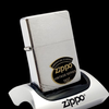 Bật Lửa Zippo Đồng Khối Mạ Chrome Vintage Chặt Góc Phay Xước Trơn 2 Mặt Đời X La Mã Năm 1994 ZL641