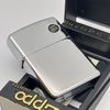 Bật Lửa Zippo Đồng Khối Mạ Chrome Trơn Bóng 2 Mặt Đời VI La Mã Năm 1990 ZL635