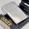 Bật Lửa Zippo Cổ Đồng Khối Mạ Chrome Trơn Bóng Năm 1979 Đời 3 Vạch Sắc ZC382