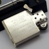 BẬT LỬA ZIPPO ĐỒNG KHỐI MẠ CHROME BẢN VINTAGE CHẶT GÓC TRƠN PHAY XƯỚC ĐỜI XV NĂM 1999 ZL633