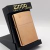 Bật Lửa Zippo Đồng Khối Mạ Vàng Hồng Hiếm Gặp Trơn Phay Xước 2 Mặt Đời XIV Năm 1998 ZQH164