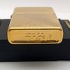 Bật Lửa Zippo Gold Plated Vân Xéo Hiếm Gặp Đời IX La Mã Năm 1993 ZL638