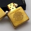 Bật Lửa Zippo Đồng Khối Khắc Ăn Mòn Chủ Đề Nữ Thần Tự Do - Liberty Đời XI La Mã Năm 1995 ZL636