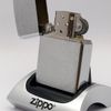 Bật Lửa Zippo Đồng Khối Mạ Chrome Phay Xước Trơn 2 Mặt Đời XIII La Mã Năm 1997 ZL626