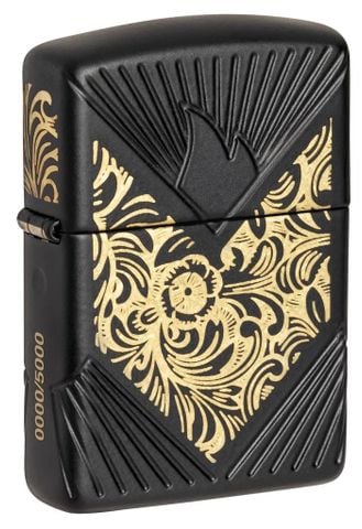 Bật Lửa Zippo 46026 Coty 2024 Collectible of the Year - Zippo Armor Tumbled Brass Z331