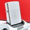 BẬT LỬA ZIPPO CHROME BÓNG CHỦ ĐỀ QUỐC HUY COLOMBIA BẢN XUẤT CHÂU ÂU ĐỜI IX NĂM 1993 ZL124