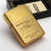 Bật Lửa Zippo Đồng Khối Chu Niên 1932 - 1985 Chủ Đề Sân Bay Quân Sự 2 Mặt Đời Quý Hiếm ZQH165