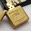 Bật Lửa Zippo Đồng Khối Chu Niên 1932 - 1985 Chủ Đề Sân Bay Quân Sự 2 Mặt Đời Quý Hiếm ZQH165