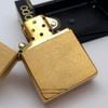 Bật Lửa Zippo Đồng Nguyên Khối Bản Vintage Chặt Góc Đầu Bằng Đời X La Mã Hiếm Gặp Sản Xuất Năm 1994 ZL639