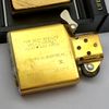 Bật Lửa Zippo Đồng Nguyên Khối Bản Vintage Chặt Góc Đầu Bằng Đời X La Mã Hiếm Gặp Sản Xuất Năm 1994 ZL639