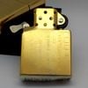 Bật Lửa Zippo Đồng Khối Sọc Dưa Ngang Năm 1999 Đời XV La Mã  ZL361