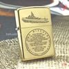 BẬT LỬA ZIPPO BRASS TẦU CHIẾN NĂM 2014 Z54