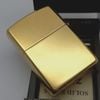 Bật Lửa Zippo Đồng Khối Solid Brass Trơn Bóng 2 Mặt Đời X La Mã Năm 1994 ZL643