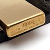 Bật Lửa Zippo Đồng Khối Solid Brass Trơn Bóng 2 Mặt Đời X La Mã Năm 1994 ZL643