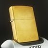 Bật Lửa Zippo Đồng Khối Trơn Phay Xước 2 Mặt Đời XI La Mã Năm 1995 ZL565