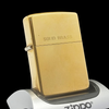 Bật Lửa Zippo Đồng Khối Solid Brass Trơn Năm 1994 Đời X La Mã ZL648
