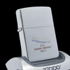 Bật Lửa Zippo Đồng Khối Mạ Chrome Phay Xước Chủ Đề Tầu Chiến Hiếm Gặp Năm 1996 Đời XII La Mã ZL657