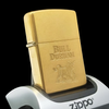 Bật Lửa Zippo Đồng Khối Solid Brass Chủ Đề Ăn Mòn Trâu Hiếm Gặp Năm 1992 Đời VIII La Mã ZL651