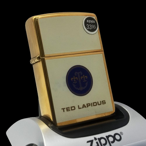 Bật Lửa Zippo Đồng Khối Mạ Vàng Gold Plated Chủ Đề Hiếm Gặp Năm 1996 Đời XII La Mã ZL652