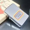Bật Lửa Zippo Cổ Đồng Khối Mạ Chrome Phay Xước Chủ Đề Ăn Mòn Phủ Sơn Hiếm Gặp Năm 1976 Đời 6 Vạch Sắc ZC384
