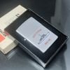 Bật Lửa Zippo Cổ Đồng Khối Mạ Chrome Phay Xước Chủ Đề Tầu Chiến Ăn Mòn Phủ Sơn Hiếm Gặp Năm 1981 Đời 1 Vạch Sắc ZC388