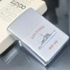 Bật Lửa Zippo Cổ Đồng Khối Mạ Chrome Phay Xước Chủ Đề Tầu Chiến Ăn Mòn Phủ Sơn Hiếm Gặp Năm 1981 Đời 1 Vạch Sắc ZC388