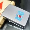 Bật Lửa Zippo Cổ Đồng Khối Mạ Chrome Phay Xước Chủ Đề Ăn Mòn Phủ Sơn Hiếm Gặp Năm 1976 Đời 6 Vạch Sắc ZC390