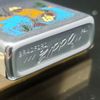 Bật Lửa Zippo Cổ Đồng Khối Mạ Chrome Phay Xước Chủ Đề Ăn Mòn Phủ Sơn Hiếm Gặp Năm 1977 Đời 5 Vạch Sắc ZC392