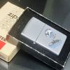 Bật Lửa Zippo Cổ Đồng Khối Mạ Chrome Bóng Chủ Đề Tầu Chiến Ăn Mòn Phủ Sơn Hiếm Gặp Năm 1982 Đời 8 Vạch Huyền ZC393