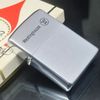 Bật Lửa Zippo Cổ Đồng Khối Mạ Chrome Phay Xước Chủ Đề Ăn Mòn Phủ Sơn Hiếm Gặp Năm 1975 Đời 7 Vạch Sắc ZC395