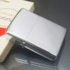 Bật Lửa Zippo Cổ Đồng Khối Mạ Chrome Trơn Bóng Hiếm Gặp Năm 1974 Đời 8 Vạch Sắc ZC398