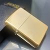 Bật Lửa Zippo Đồng Khối Solid Brass Trơn Năm 1994 Đời X La Mã ZL648