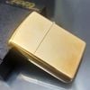 Bật Lửa Zippo Đồng Khối Solid Brass Trơn Năm 1994 Đời X La Mã ZL648