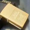 Bật Lửa Zippo Đồng Khối Solid Brass Chủ Đề Ăn Mòn Trâu Hiếm Gặp Năm 1992 Đời VIII La Mã ZL651